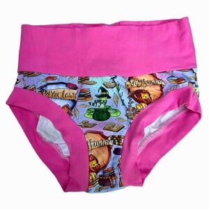 Handmade Harry Potter Hogwarts Houses High-Waist Briefs | Wizard Undie – XS